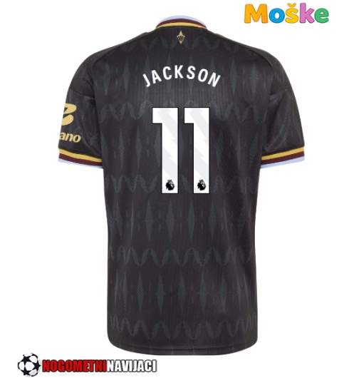 Moške Nogometnih dresov Aston Villa Nicolas Jackson #11 Gostujoči 2026-27 Kratki rokavi Moške Nogometnih dresov Aston Villa Nicolas Jackson #11 Gostujoči 2026-27 Kratki rokavi
